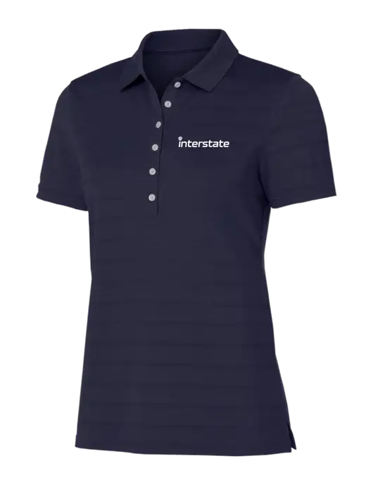 Callaway Womens Navy Ventilated Polo w/Interstate Logo