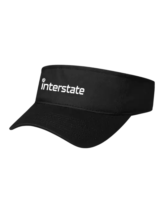 Black Cap Visor w/Interstate Logo
