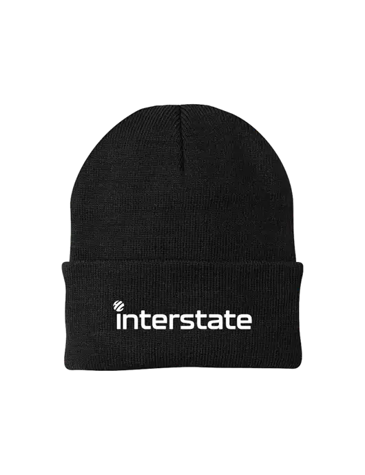 Black Knit Cap w/Interstate Logo