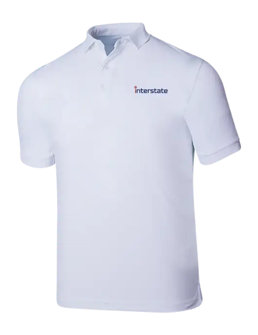 Callaway Ottoman Bright White Polo w/Interstate Logo