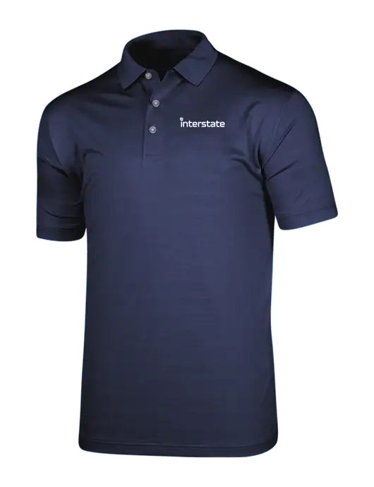 Callaway Vibrant Navy Ventilated Polo w/Interstate Logo
