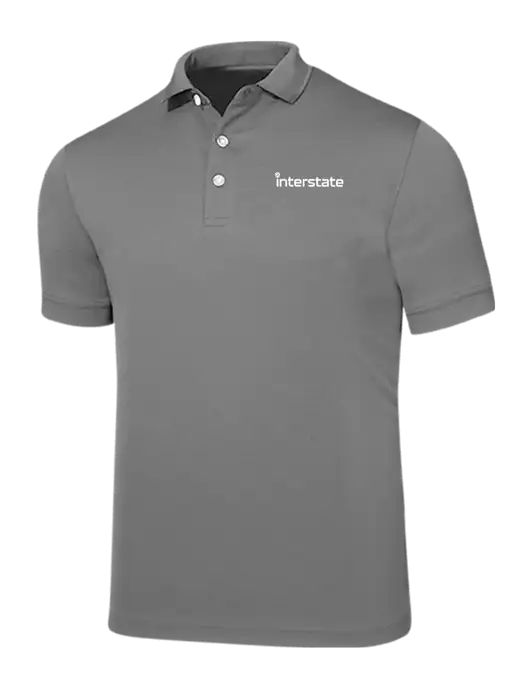 Callaway Ottoman Medium Grey Polo w/Interstate Logo
