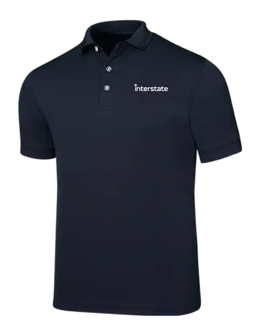 Callaway Ottoman Navy Polo w/Interstate Logo