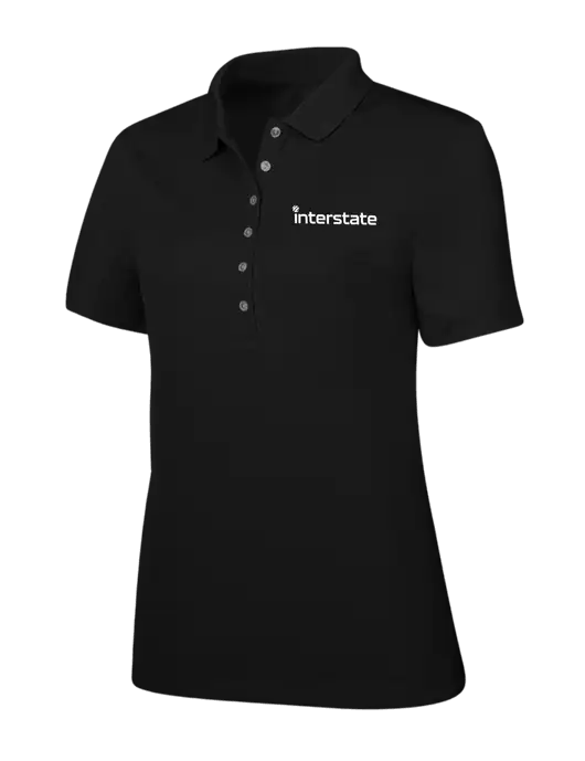 Callaway Womens Ottoman Black Polo w/Interstate Logo