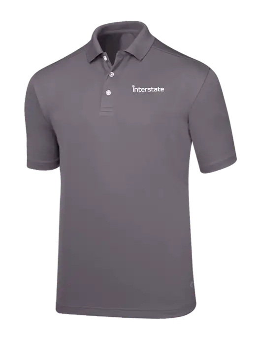 Callaway Core Medium Grey Performance Polo w/Interstate Logo