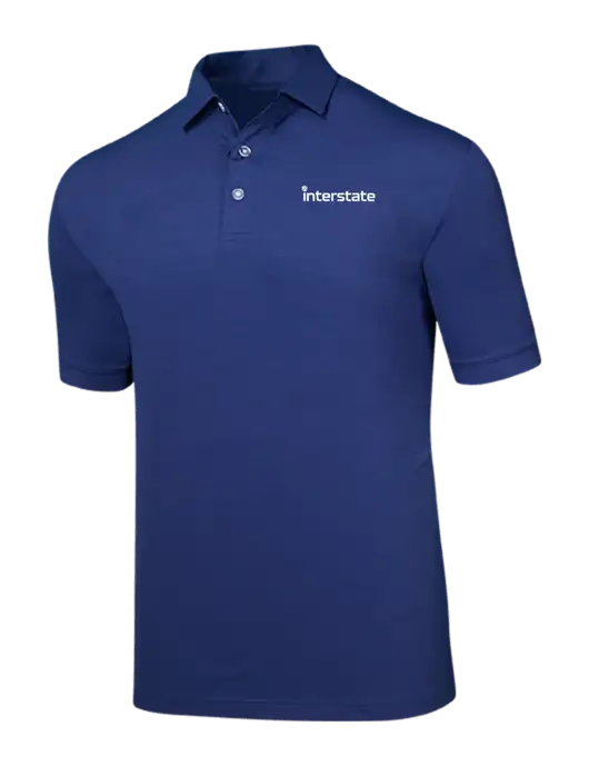 Callaway Navy Fashion Tonal Polo w/Interstate Logo