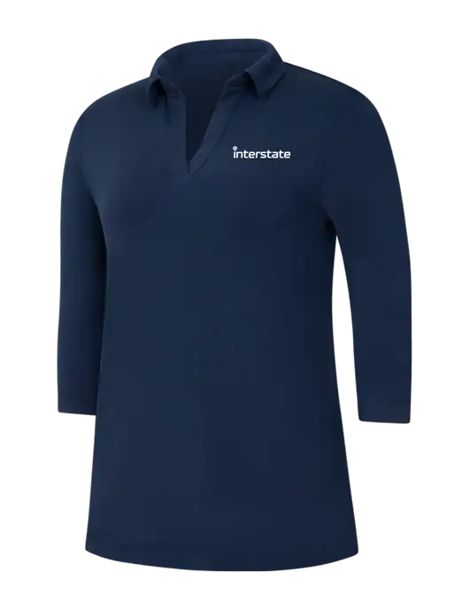 Navy Womens Luxe Knit Tunic w/Interstate Logo