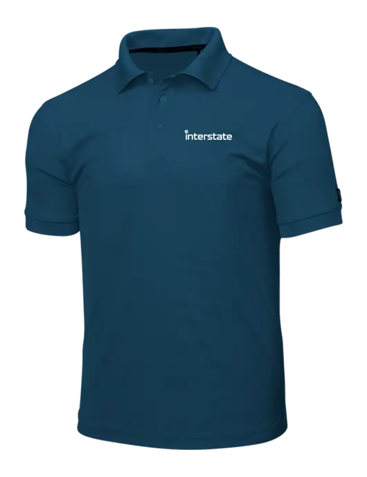 OGIO Light Navy Caliber 2.0 Polo w/Interstate Logo