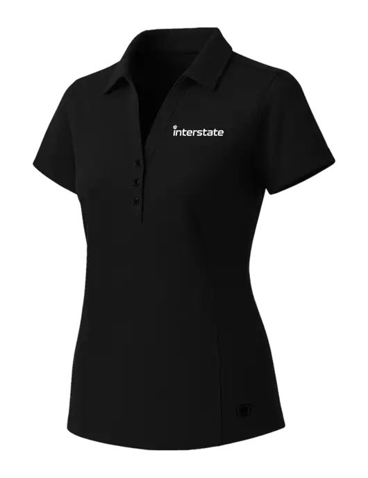 OGIO Womens Blacktop ONYX Polo w/Interstate Logo