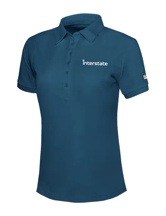 OGIO Womens Light Navy Jewel Polo w/Interstate Logo