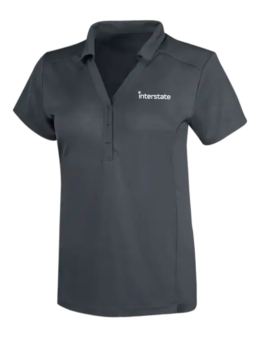 OGIO Dark Grey Womens Framework Polo w/Interstate Logo