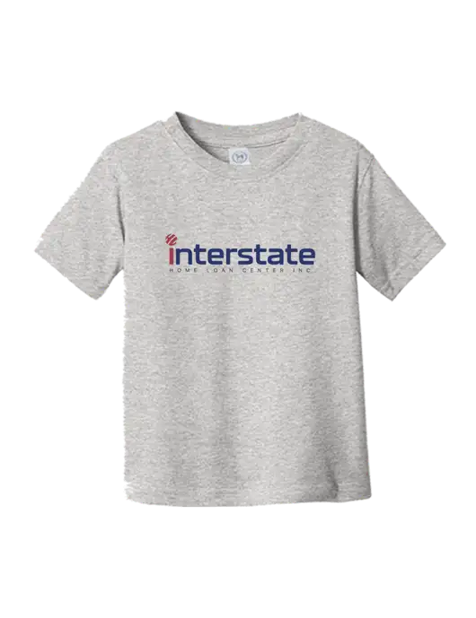 Rabbit Skins Light Grey Heather Toddler Fine Jersey Tee w/Interstate Logo