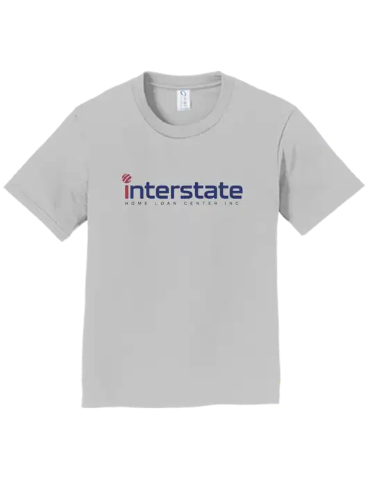 Youth Ring Spun Silver 4.5 oz T-Shirt w/Interstate Logo