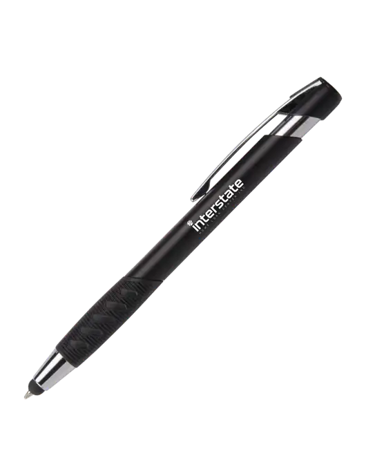 Alize Black Stylus Black Ink Pen w/Interstate Logo