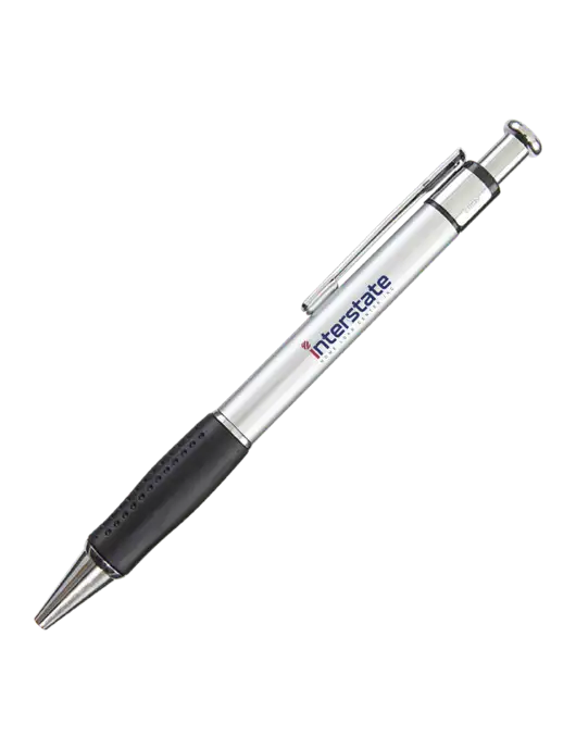Malta Silver Pen - Black Ink w/Interstate Logo