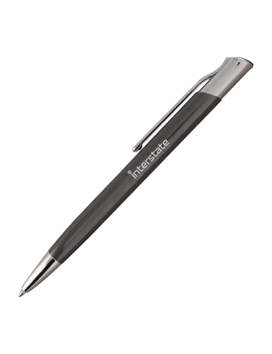 San Malo Gunmetal Pen - Black Ink w/Interstate Logo