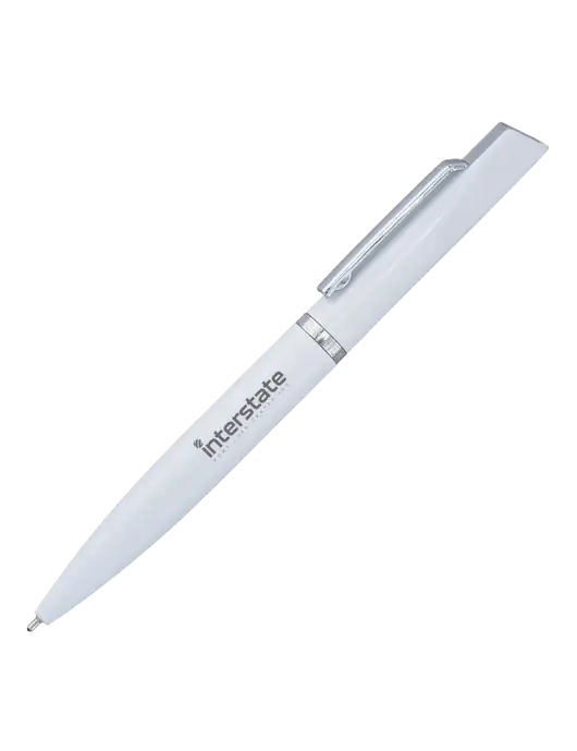 Santos White Pen - Black Ink w/Interstate Logo