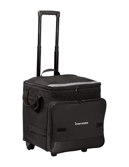 Black Rolling Cooler w/Interstate Logo