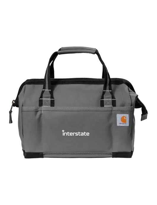 Carhartt Foundry Series 14” Grey Tool Bag w/Interstate Logo