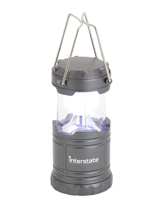 Gunmetal Mini Retro Lantern w/Interstate Logo