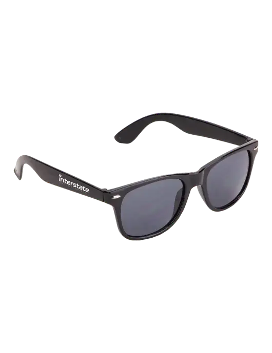 Daytona Black Sunglasses w/Interstate Logo