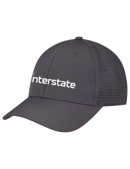Charcoal Performance Stretchable Cap Hook & Loop w/Interstate Logo