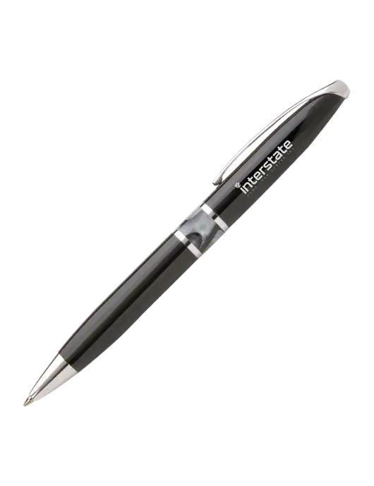 Illusion Black Pen - Black Ink w/Interstate Logo