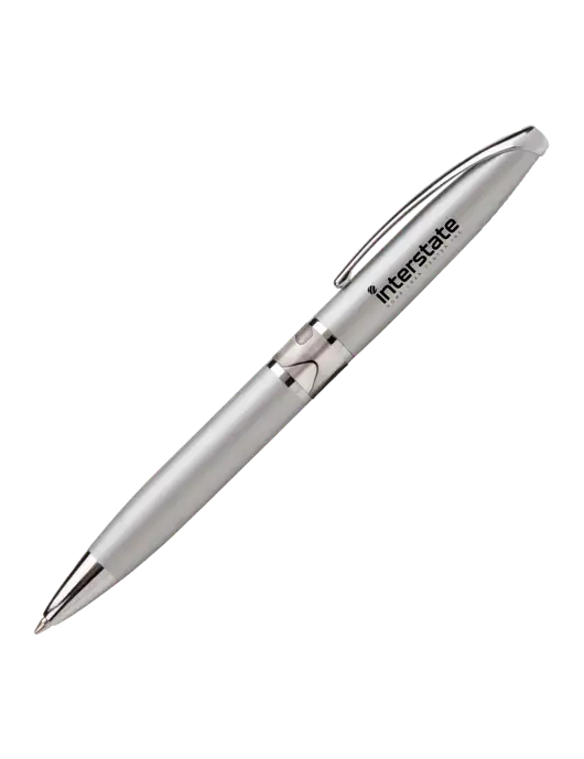 Illusion Silver Pen - Black Ink w/Interstate Logo