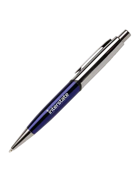 Chimera Blue Pen - Black Ink w/Interstate Logo