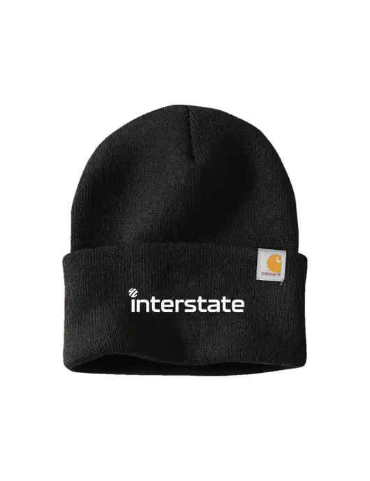 Carhartt Black Watch Cap 2.0 w/Interstate Logo