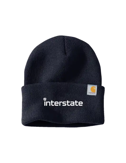 Carhartt Navy Watch Cap 2.0 w/Interstate Logo