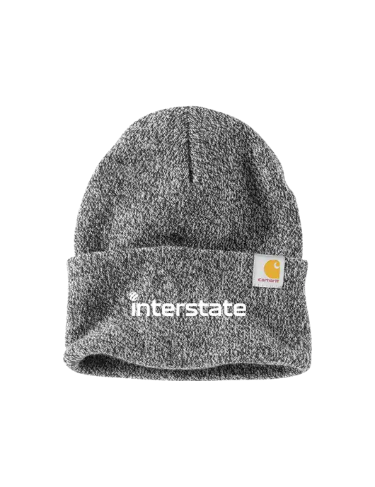 Carhartt Medium Grey Heather Watch Cap 2.0 w/Interstate Logo