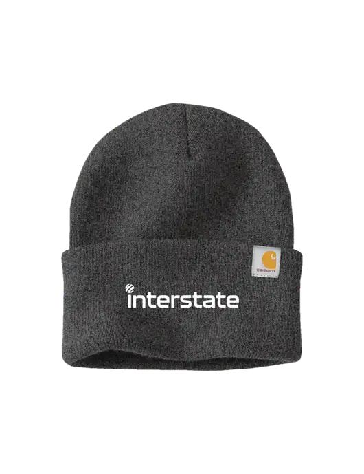 Carhartt Dark Grey Watch Cap 2.0 w/Interstate Logo