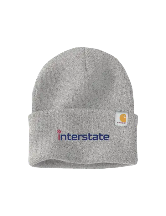 Carhartt Light Grey Heather Watch Cap 2.0 w/Interstate Logo