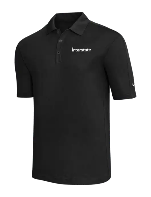 Nike Black Tech Sport Dri-FIT Polo w/Interstate Logo