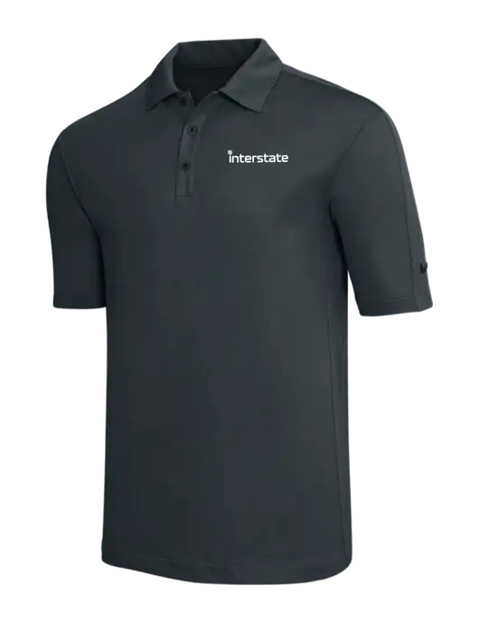 Nike Dark Grey Tech Sport Dri-FIT Polo w/Interstate Logo