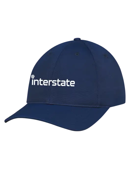 Navy Nylon Twill Performance Cap w/Interstate Logo
