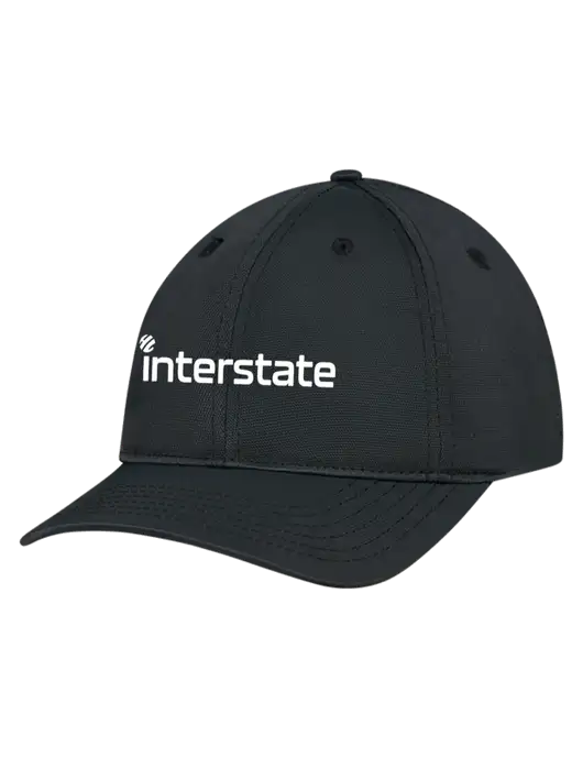 Black Nylon Twill Performance Cap w/Interstate Logo