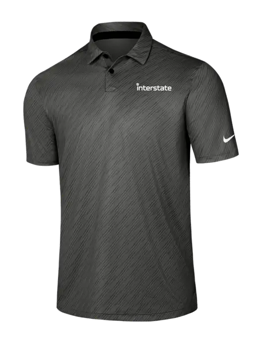 Nike Dark Grey Vapor Dash Polo w/Interstate Logo