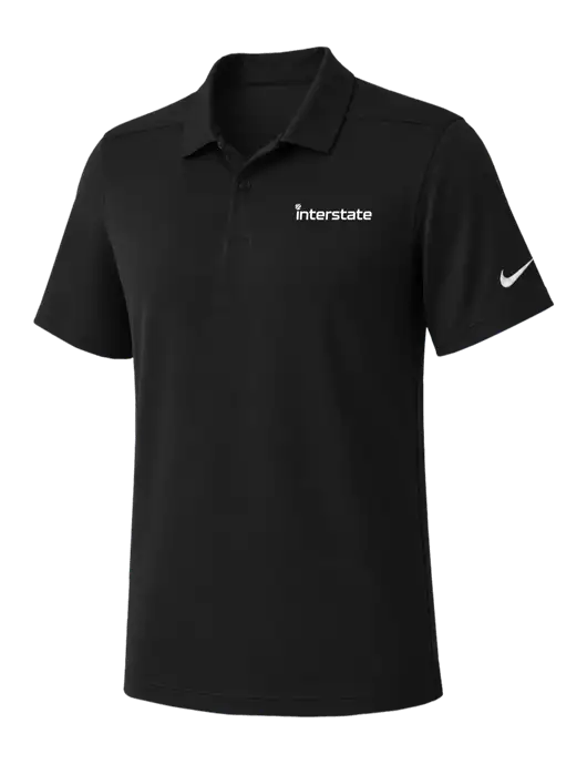 Nike Black Dry Essential Solid Polo w/Interstate Logo