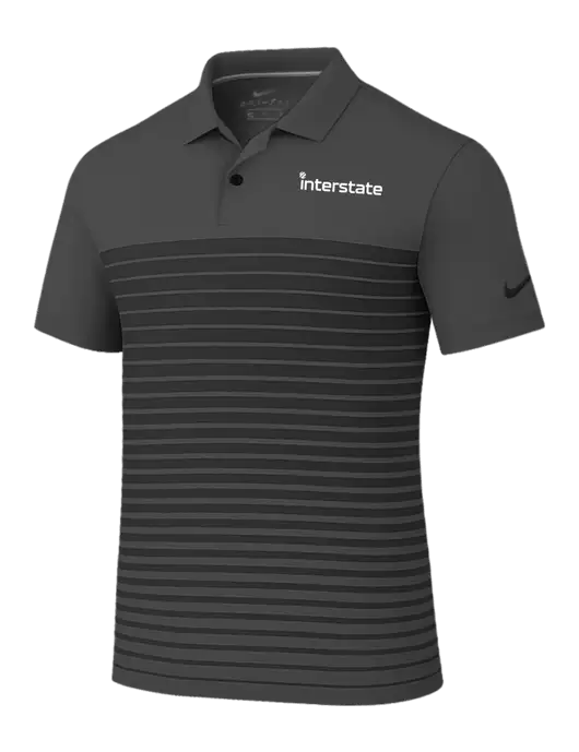 Nike Dark Grey Dri-FIT Vapor Block Polo w/Interstate Logo