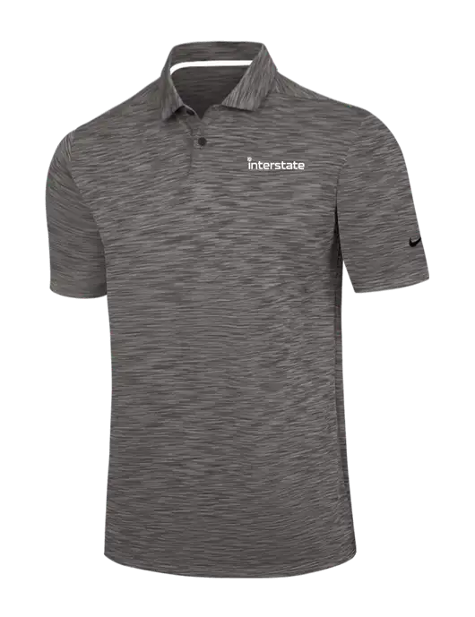 Nike Dark Grey Dri-FIT Vapor Space Dyed Polo w/Interstate Logo