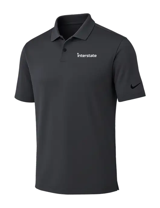 Nike Dark Grey Dri-FIT Vapor Polo w/Interstate Logo