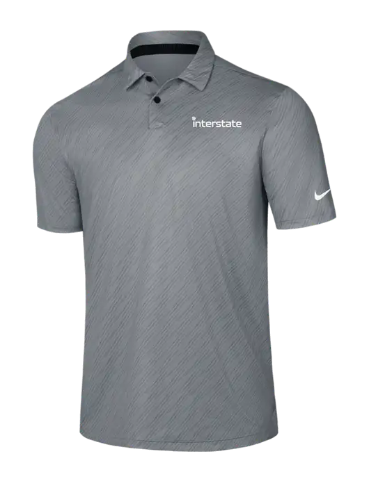 Nike Medium Grey Vapor Dash Polo w/Interstate Logo