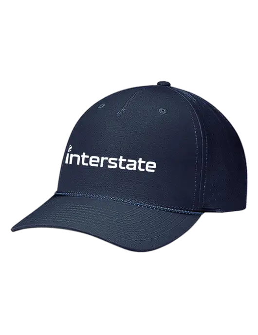 Richardson Laser Perf Performance Dark Navy/Navy-Grey-Blue Rope Cap w/Interstate Logo