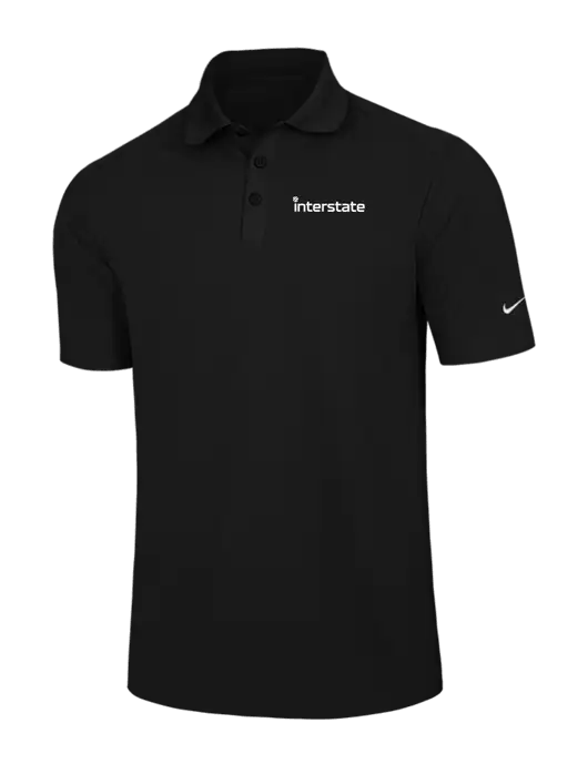 Nike Black Dri-FIT Classic Polo w/Interstate Logo