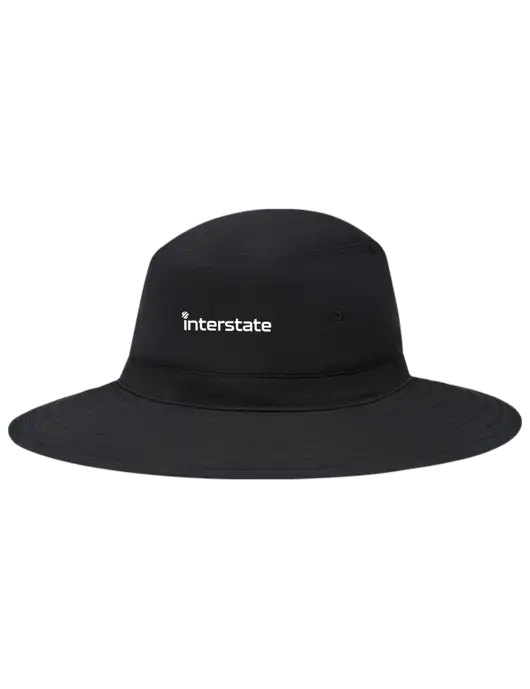 Black Booney Sun Hat w/Interstate Logo