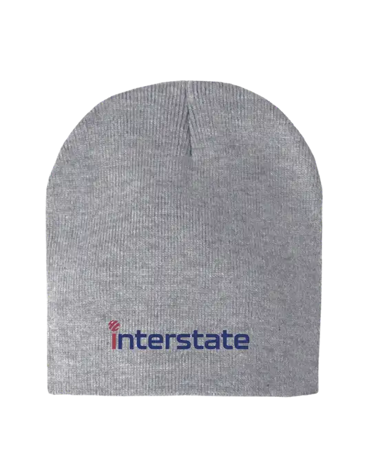 Light Grey Heather Element Knit Beanie w/Interstate Logo