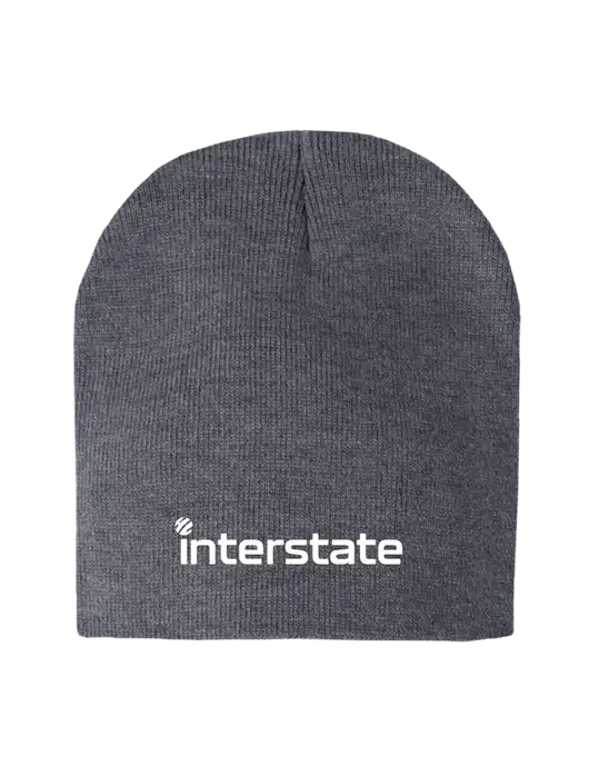 Dark Grey Heather Element Knit Beanie w/Interstate Logo