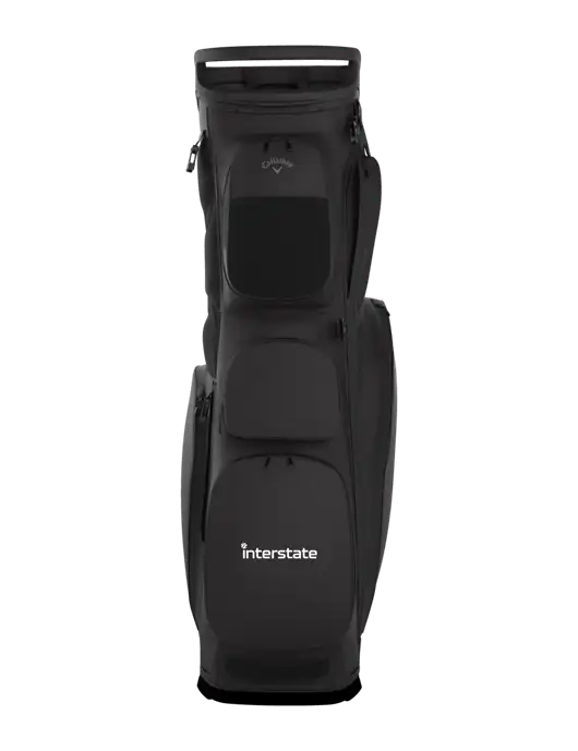 Callaway Fairway 14 Black Stand Golf Bag w/Interstate Logo
